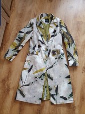 Kaleidoscope Trench Coat Autumn Leaves Green Size 12