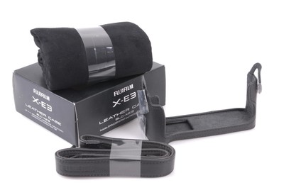 Fujifilm x-e3 leather case/cuero bolso Black blc-xe3 OVP  eBay