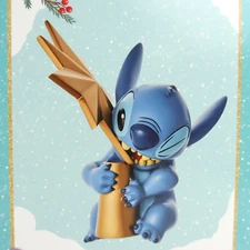 Department 56 Disney Lilo & Stitch Biting Star Christmas Tree Topper Enesco Bite