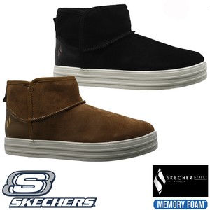 skechers leather memory foam