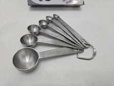 Stainless Steel  6pc Measuring Spoon Set