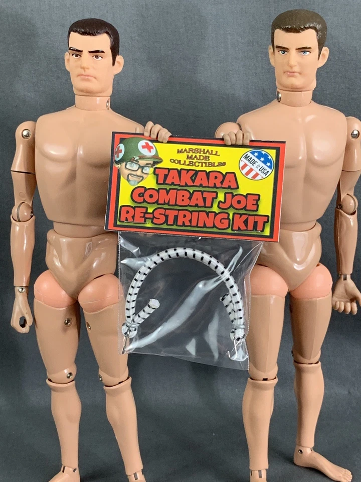 De colección TAKARA COMBAT JOE GI JOE Figura Re-Cadena Kit Restring Hecho en el 🇺🇸 Foto 3 de 4