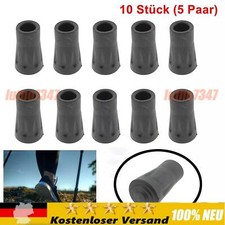 Nordic Walking Gummipuffer Pads Asphaltpads Ersatzfüße Trekking Wandern Stöcke
