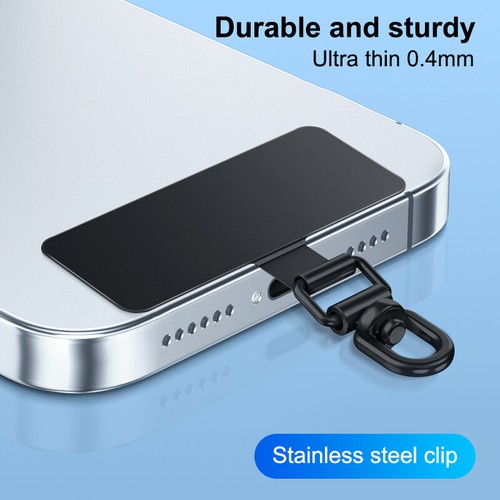 Phone Lanyard Patch 360° Rotatable Phone Clip Lanyard Replacement Metal Gask _ha - Zdjęcie 31 z 62