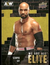 2023 Upper Deck AEW We Are All Elite #AE-34 Scorpio Sky wrestling card