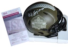 O.J. SIMPSON signed (Hall of Fame) BILLS Salute Service mini helmet JSA WA221906
