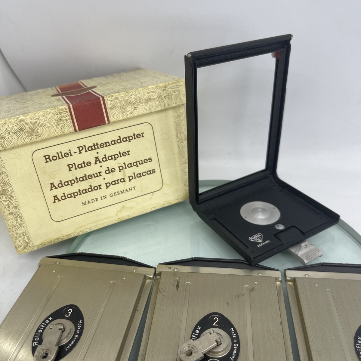その他 Rollei-Plattenadapter Rollei Plattenadapter Plate Adapter in MINT condition with