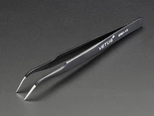 Vetus Pro ESD Safe Fine Tip Curved Tweezers - ESD-15