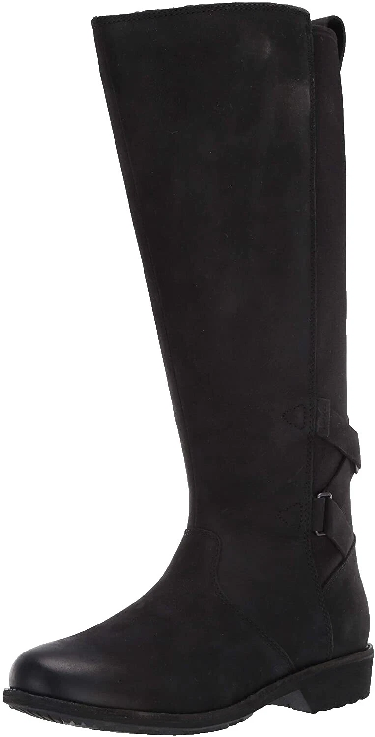 Business Biker Black Boots for Women