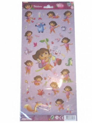Nickelodeon 2x Sticker Bögen Aufkleber Dora