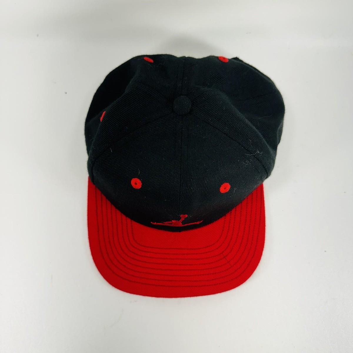 Air Jordan True Jumpman Youth Kids Black & Red Snapback Hat