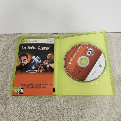 The Orange Box Half Life 2 (Xbox 360, 2007) CIB - Picture 2 of 2