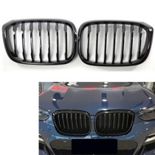Paars Nieren Kühlergrill Grill Schwarz Glänzend Für BMW X3 G01 X4 G02 2018-2021