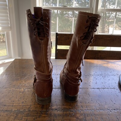 Bedstu soft brown leather boots SZ 8 Turn | Bed Stu – Bed|Stü main image 3