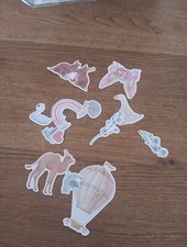 6X PAPER DIE CUTS FOR SCRAPBOOKING/JOURNALS MIXED PD126 