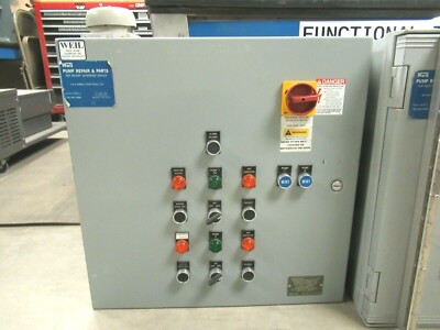 Weil 8151 Duplex Pump Panel, 2HP, 460 Volt, 3 Pole -TEST REPORT+