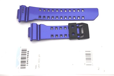 CASIO WATCH BAND:  10479600  BAND FOR  GBA400 BLUE Resin Band