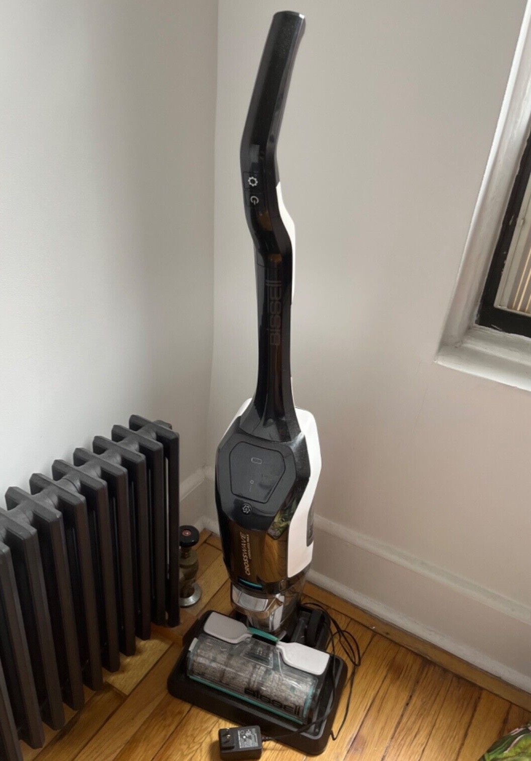 BISSELL CrossWave Black and Pearl White Multi-Surface Vacuum Cleaner