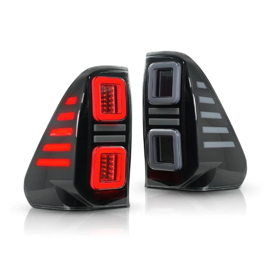 Pair LH+RH Taillight Brake Stop Lamp For Toyota Hilux Revo GR Sport 15-22 W/Plug - Image 2 of 4