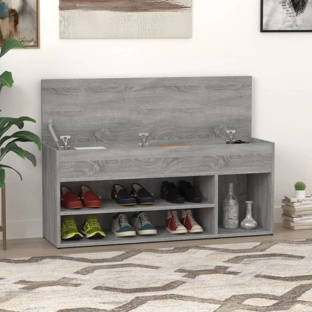 Grey shoe hotsell storage box