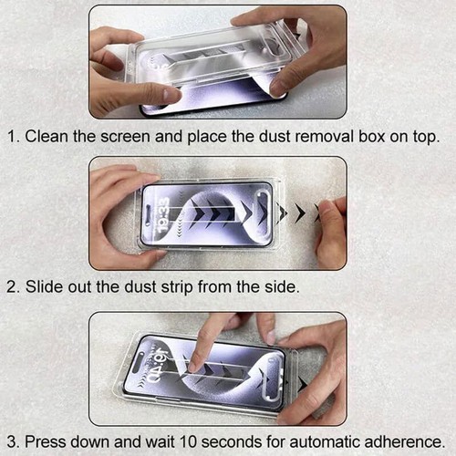 2025 New Premium Tempered Glass for Samsung, Mbffshop Dust-Free Screen Protector - Photo 7 sur 15