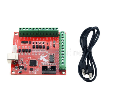 USB MACH3 100Khz Breakout Board 4 Axis Interface Driver Motion Controller CNC