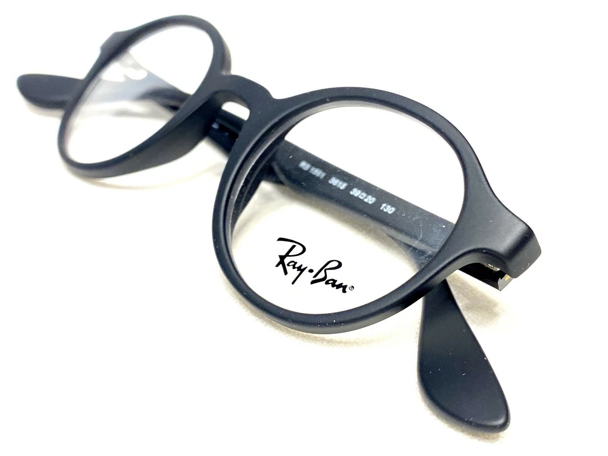 NEW Ray Ban RB1561 3615 Kids Childrens Black Rubberized Eyeglasses Frames 39 20