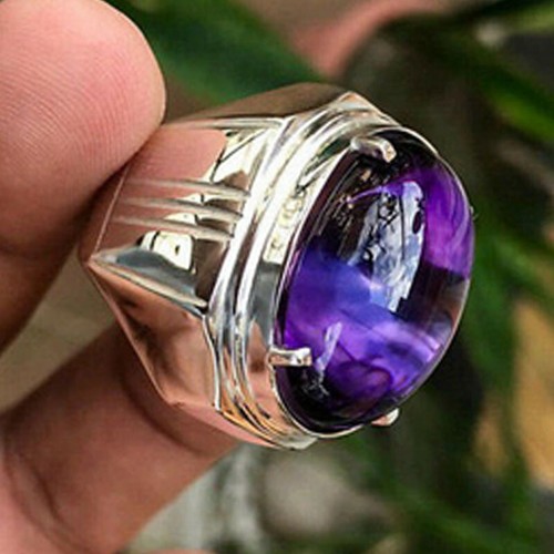 20Pcs Wholesale Lots Elegant Men Wedding Ring Alloy Jewelry Cubic Zirconia - Picture 4 of 12