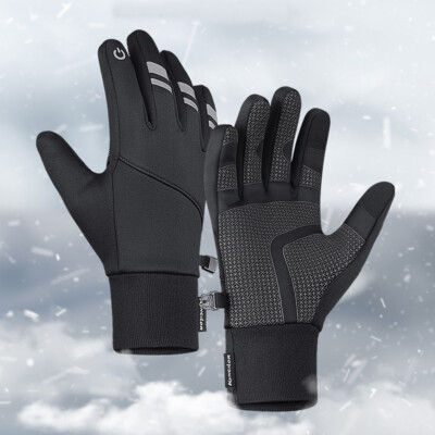 Winter TouchScreen Warm Gloves Cold Weather Windproof Driving Riding Bike Gloves