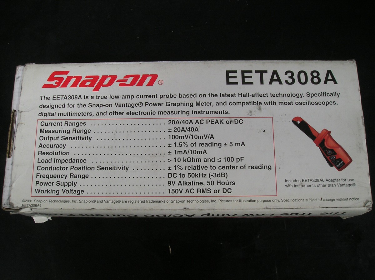 Snap on Low Amp Clamp Probe EETA308A Snap-on for sale online | eBay