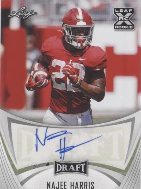 2021 Leaf Draft Najee Harris #BA-NH1 - 1 of 2