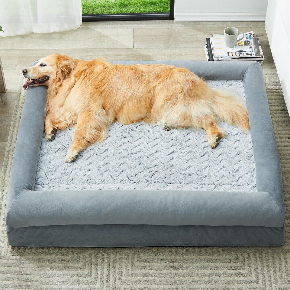 WNPETHOME Washable Dog Beds for Large Dogs XL Dog Couch Orthopedic Dog