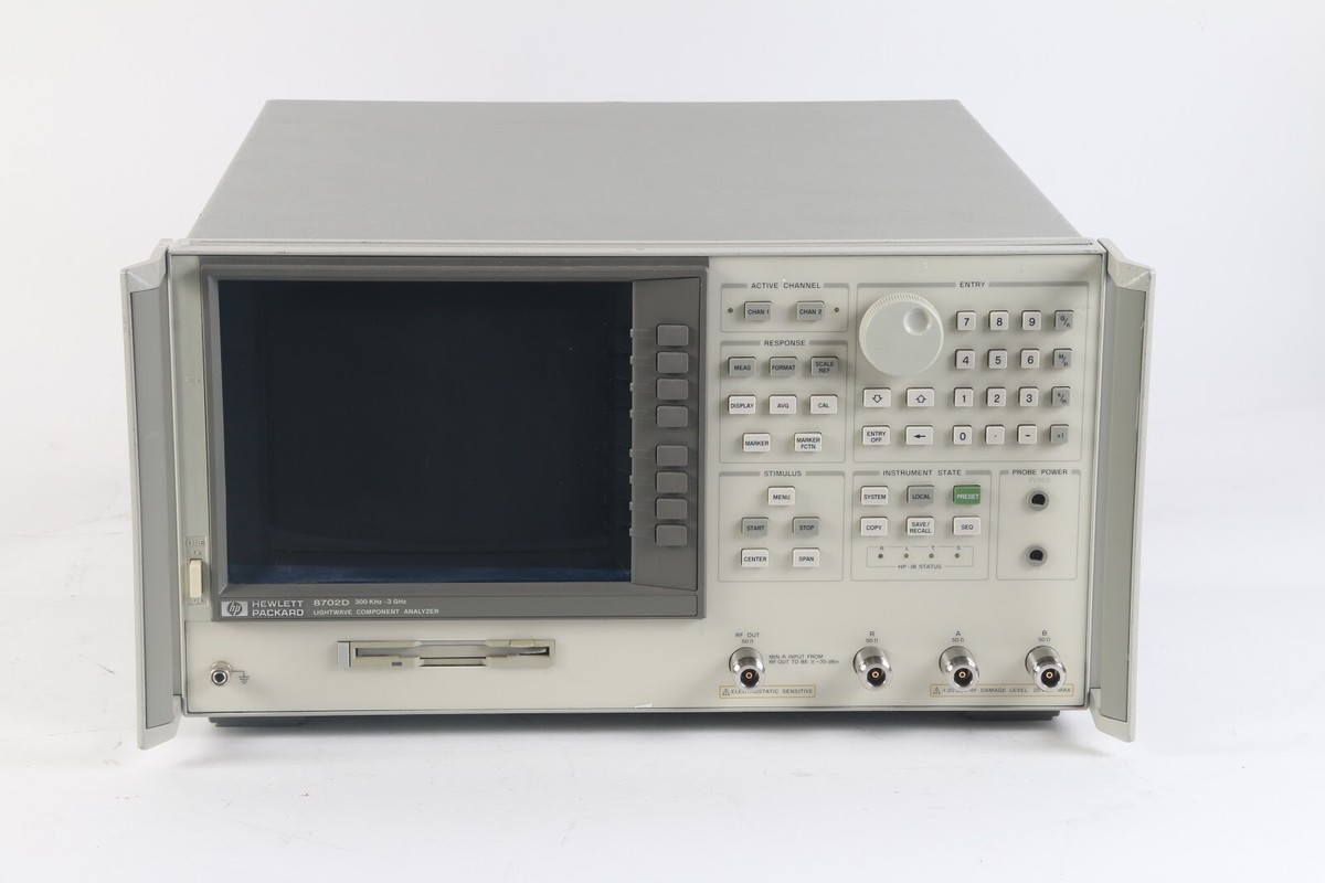 HP Keysight Agilent 8702D 30KHz - 3GHz Lightwave Component