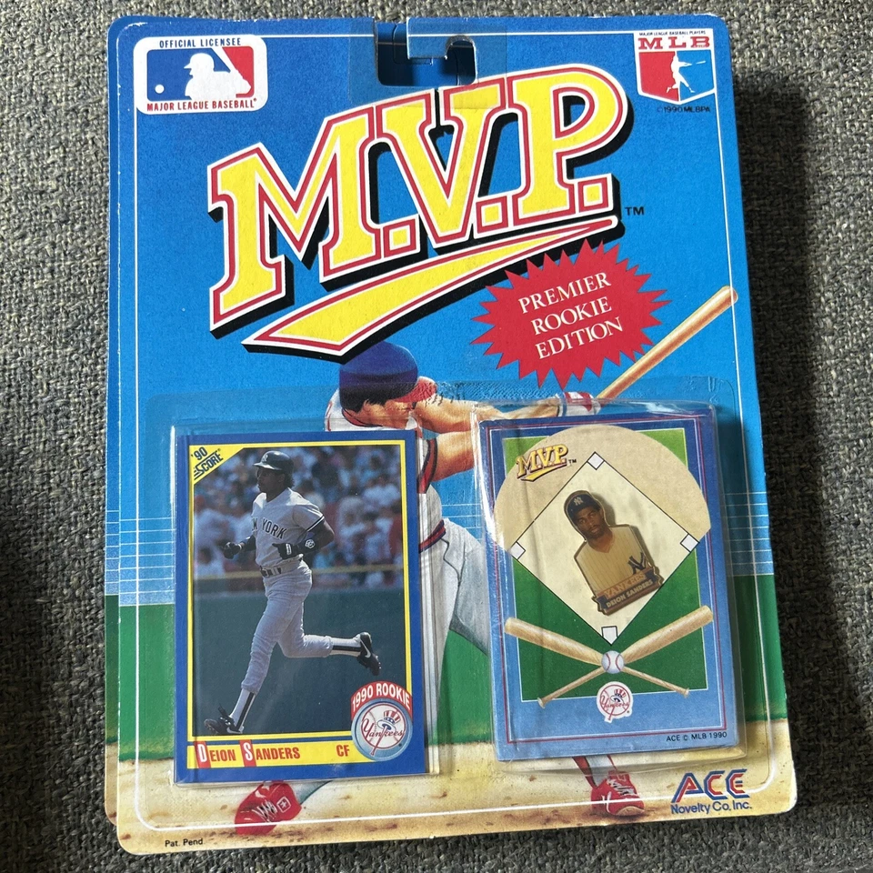 4 1990 年 MVP 收藏家徽章系列 Nolan Ryan,Deion Sanders 新秀,8 Juan Gonzalez — 第 2/4 张图片