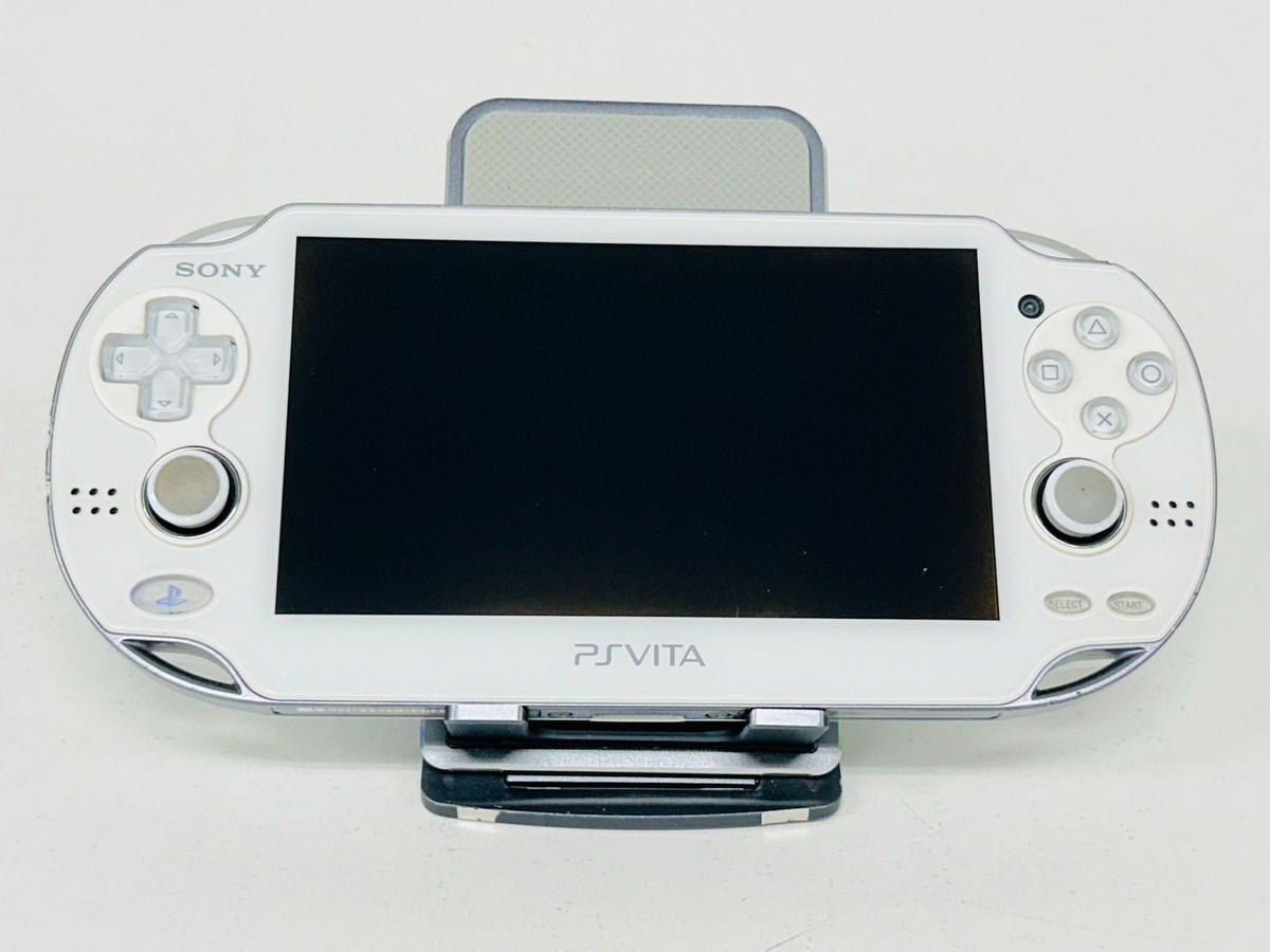 Sony PS Vita PCH-1100 Cristal White 3G Wi-Fi Model Console Box 