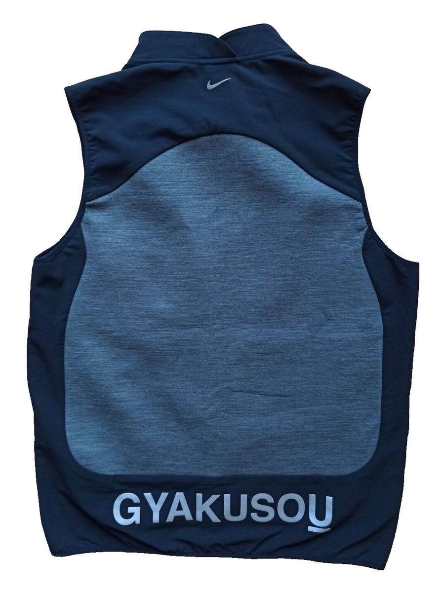 Nike x Gyakusou Spacer Tech Mesh Thermo Vest Running Laufweste Sz 