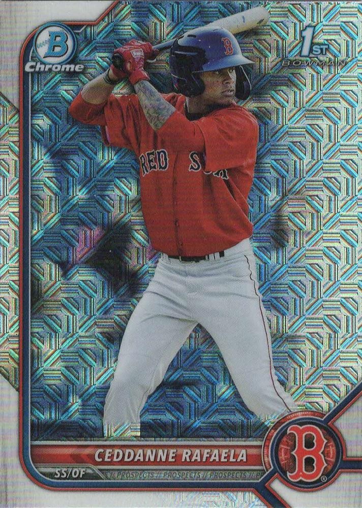 2022 Bowman #BCP-61 Ceddanne Rafaela Chrome Prospects Mojo Refractors