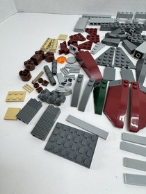 LEGO  8097 Star Wars Slave I - BRICK LOT - Dark Red & Green - MISC INCOMPLETE