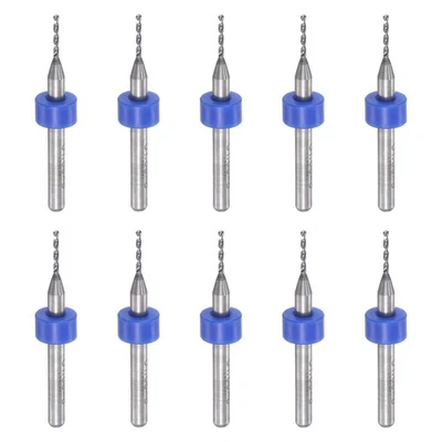 UXCELL Micro PCB Foret Tige 1.05mm Solide Tungstène Carbure CNC Gravure Circuit 10pcs