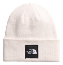 The North Face Adult Unisex Big Box Beanie White Dune