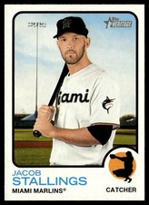 2022 Topps Heritage Jacob Stallings Miami Marlins #184