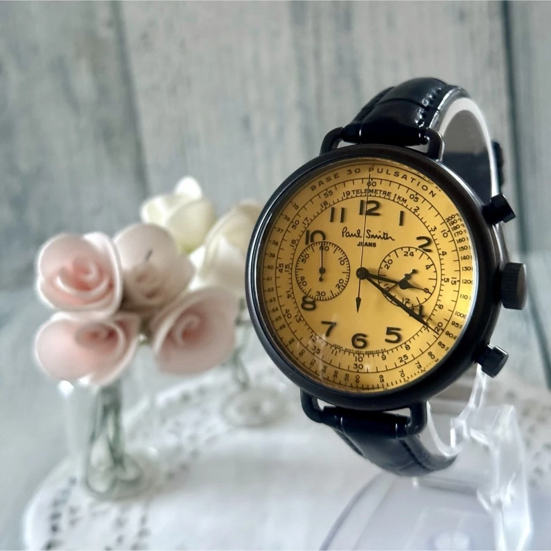 時計 Paul Smith Yellow Chronograph Watch rare Paul Smith Quartz Battery Wristwatches for sale | eBay