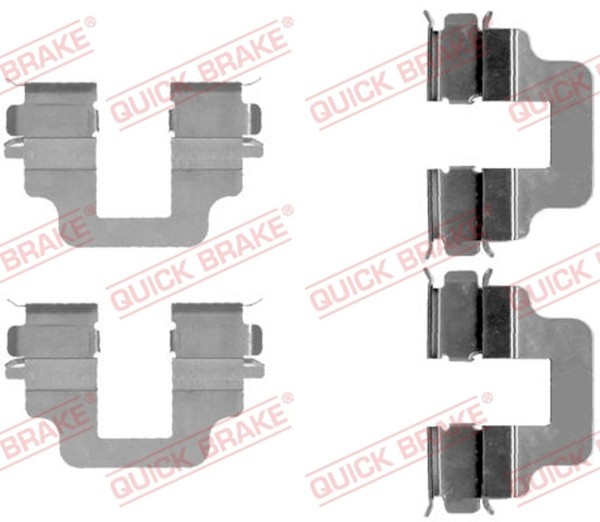 Quick Brake ZubehöRsatz Scheibenbremsbelag 109-1712 FüR Mondeo Focus Jaguar Ford-image