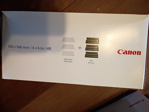 Canon KP-108IN Selphy CP 4x6" Color Tinte & Papier Set 108 Blatt 3 Tintenpatronen - Bild 4 von 4