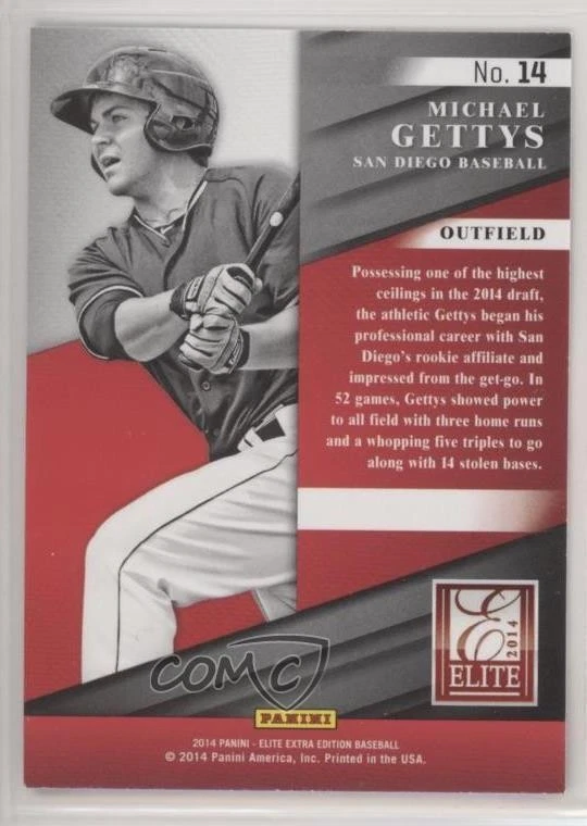 2014 Panini Elite Extra Edition Elite Series Michael Gettys #14 - Image 2 of 2