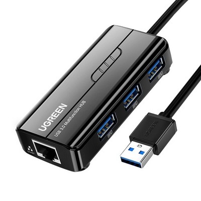 USB3.0 Ethernet Adapter 1000Mbps USB RJ45 USB HUB für Laptop  Ethern8881