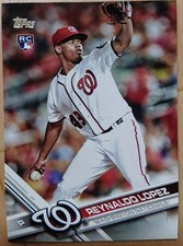 Reynaldo Lopez 2017 Topps Series 1 Rookie Card Baseball NM/Mint Readable bbC. rookie card picture