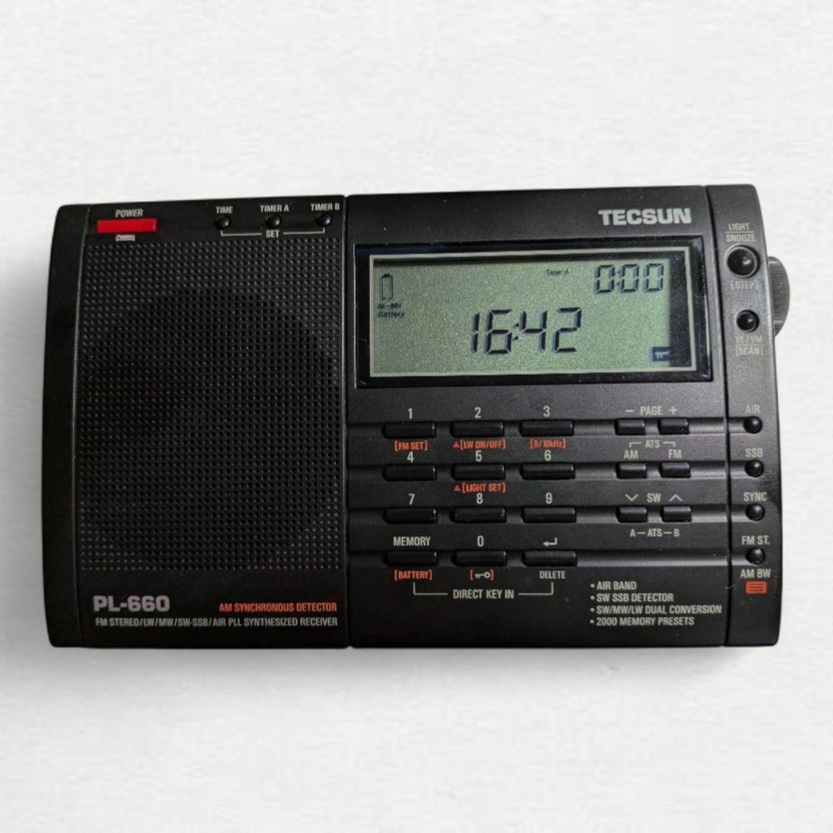 受信機 TECSUN  PL-660 Tecsun PL660 AM FM SW Air SSB Synchronous Shortwave PL-660