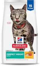 Perfect Weight, Adult 1-6, Weight Management Support, Dry Cat , Chicken Recipe,