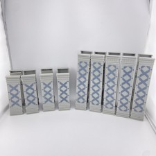 Imaginarium Train Track Supports Risers Gray Plastic Wood Brio Thomas Lot x 09